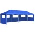 Carpa plegable Pop-up con 5 paredes laterales 3x9 m