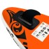 Juego de tabla de paddle surf inflable naranja 305x76x15