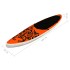 Juego de tabla de paddle surf inflable naranja 305x76x15