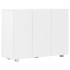 Aparador blanco brillante 107x35x80,5