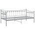 Estructura de sofá cama de metal gris 90x200