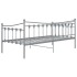 Estructura de sofá cama de metal gris 90x200