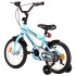 Bicicleta infantil 14 pulgadas negro y