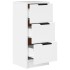 Aparadores 2 uds madera contrachapada blanco 30x30x70