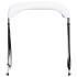 Toldo Bimini de 2 arcos blanco 180x150x110