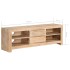 Mueble para TV madera maciza acacia marrón claro 120x30x40