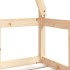 Estructura de cama para niños madera maciza de pino 70x140