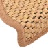 Alfombrilla autoadhesiva escalera sisal 15uds naranja