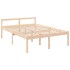 Cama para personas mayores madera maciza de pino 135x190