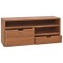 Mueble para TV de madera maciza de teca 90x30x40