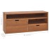 Mueble para TV de madera maciza de teca 90x30x40