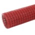 Alambrada de gallinero acero revestimiento PVC rojo 25x1,5