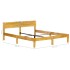 Estructura de cama de madera maciza de mango 160