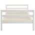 Estructura de cama madera maciza de pino blanco 75x190