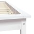 Estructura de cama madera maciza de pino blanco 135x190