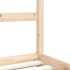 Estructura de cama para niños madera maciza de pino 80x160