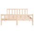 Estructura de cama madera maciza 150x200