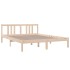 Estructura de cama madera maciza 150x200