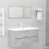 Mueble con lavabo madera de ingeniería gris