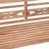 Banco Batavia 120 cm blanqueado madera teca