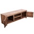 Mueble para TV de madera maciza de acacia 120x35x40