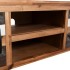 Mueble para TV de madera maciza de acacia 120x35x40