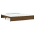 Estructura de cama madera maciza marrón miel 200x200