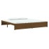 Estructura de cama madera maciza marrón miel 200x200