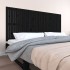 Cabecero de cama de pared madera maciza pino negro 204x3x90