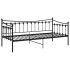 Estructura de sofá cama de metal negro 90x200