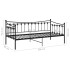 Estructura de sofá cama de metal negro 90x200