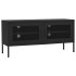 Mueble para TV de acero negro 105x35x50