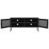 Mueble para TV de acero negro 105x35x50