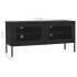 Mueble para TV de acero negro 105x35x50