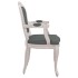 Silla de comedor tela gris oscuro 62x59,5x100,5