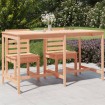 Mesa de jardín madera maciza de abeto Douglas 203,5x90x110 cm