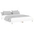 Estructura de cama madera contrachapada blanca 160x200