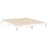 Estructura de cama madera contrachapada blanca 140x200