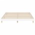 Estructura de cama madera contrachapada blanca 140x200