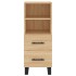 Aparador de madera contrachapada roble Sonoma 34,5x34x180