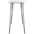 Mesa alta de cocina blanco 120x60x105