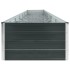 Arriate de acero galvanizado gris antracita 600x80x45