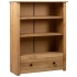 Librería de madera maciza de pino estilo Panamá 80x35x110