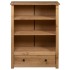 Librería de madera maciza de pino estilo Panamá 80x35x110