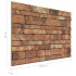 Paneles de pared 3D diseño de ladrillo 10 uds EPS