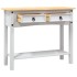 Mesa consola Corona Range de pino mexicano blanco 90x34,5x73