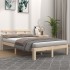 Estructura de cama madera maciza 150x200