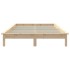 Estructura de cama madera maciza de pino 180x200