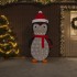 Pingüino de Navidad decorativo con LED tela lujosa 180