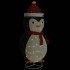 Pingüino de Navidad decorativo con LED tela lujosa 180